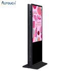 250nits - 350nits Floor Standing Digital Signage Display Kiosk Pcap Or IR Touch