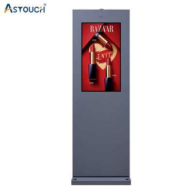 OEM Black Floor Stand Digital Signage LCD TV 65 Inch Multi Functional